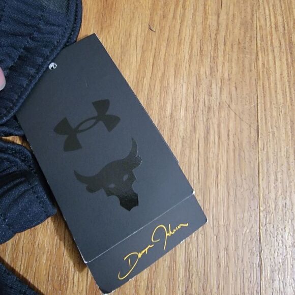 Under Armour UA Project Rock Iron Paradise Black Mesh Shorts Men's Size Small S - Picture 11 of 11